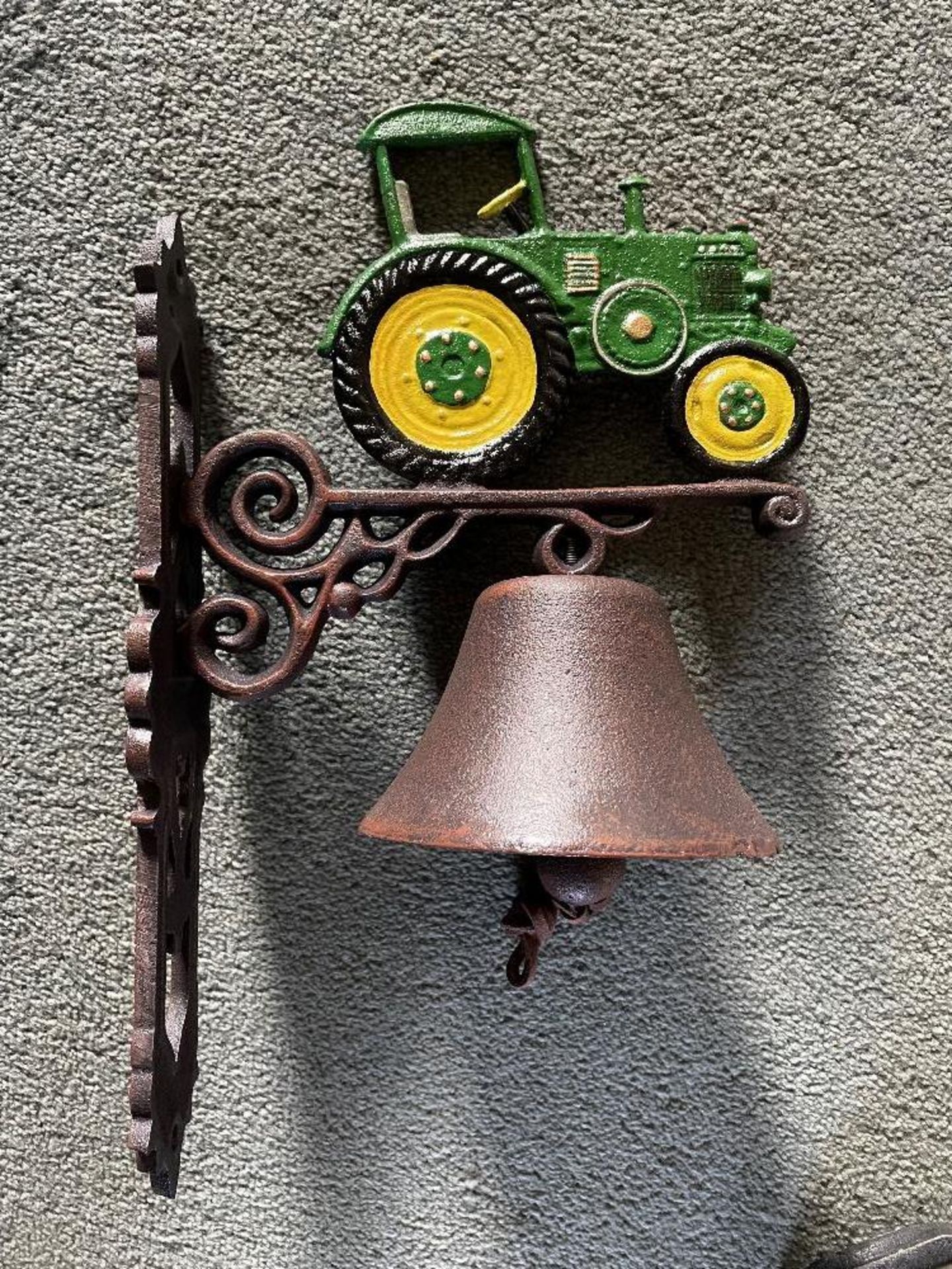 CAST IRON JOHN DEERE BELL