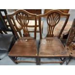 PAIR OF EARLY 19TH CENTURY COUNTRY CHAIR