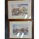 TOM HARLAND PAIR OF SIGNED PRINTS