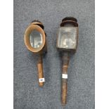 2 VICTORIAN CARRIAGE LAMPS