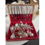 CANTEEN OF SILVER PLATED CUTLERY