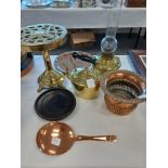 COLLECTION OF VICTORIAN BRASS & COPPER