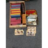 QUANTITY OF BOOKS AND POSTCARDS
