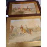 PAIR OF VICTORIAN HUNTING PRINTS