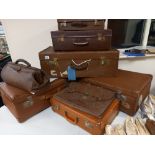 COLLECTION OF VINTAGE LUGGAGE