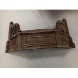 VICTORIAN CAST IRON FIRE FRONT PIECE