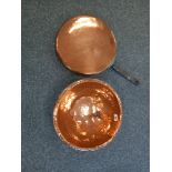 VICTORIAN HAMMERED COPPER MIXING BOWL