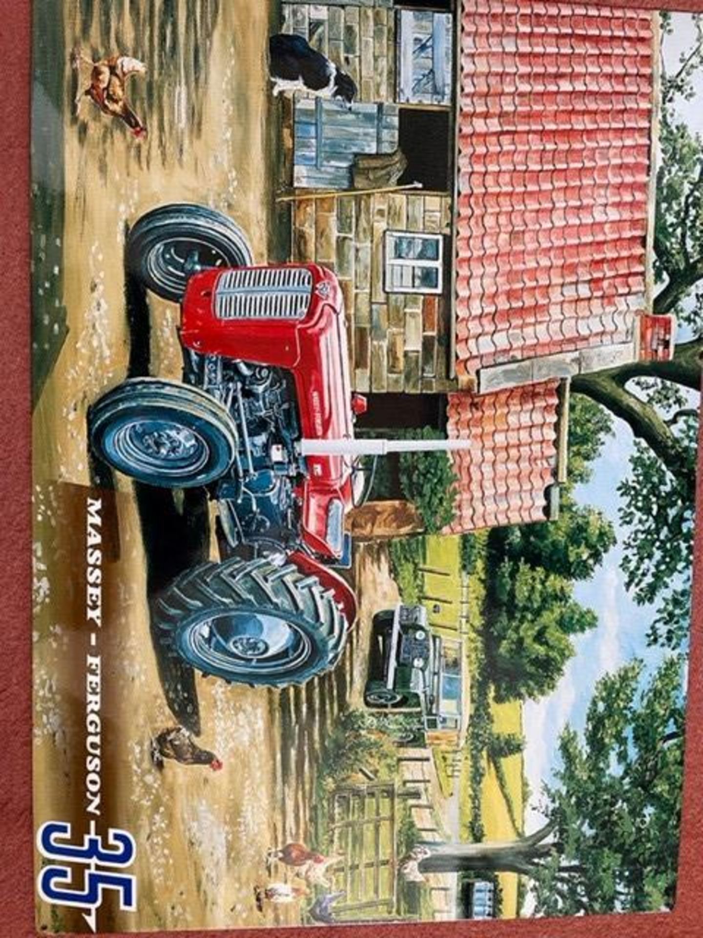 MASSEY FERGUSON 35 TIN SIGN