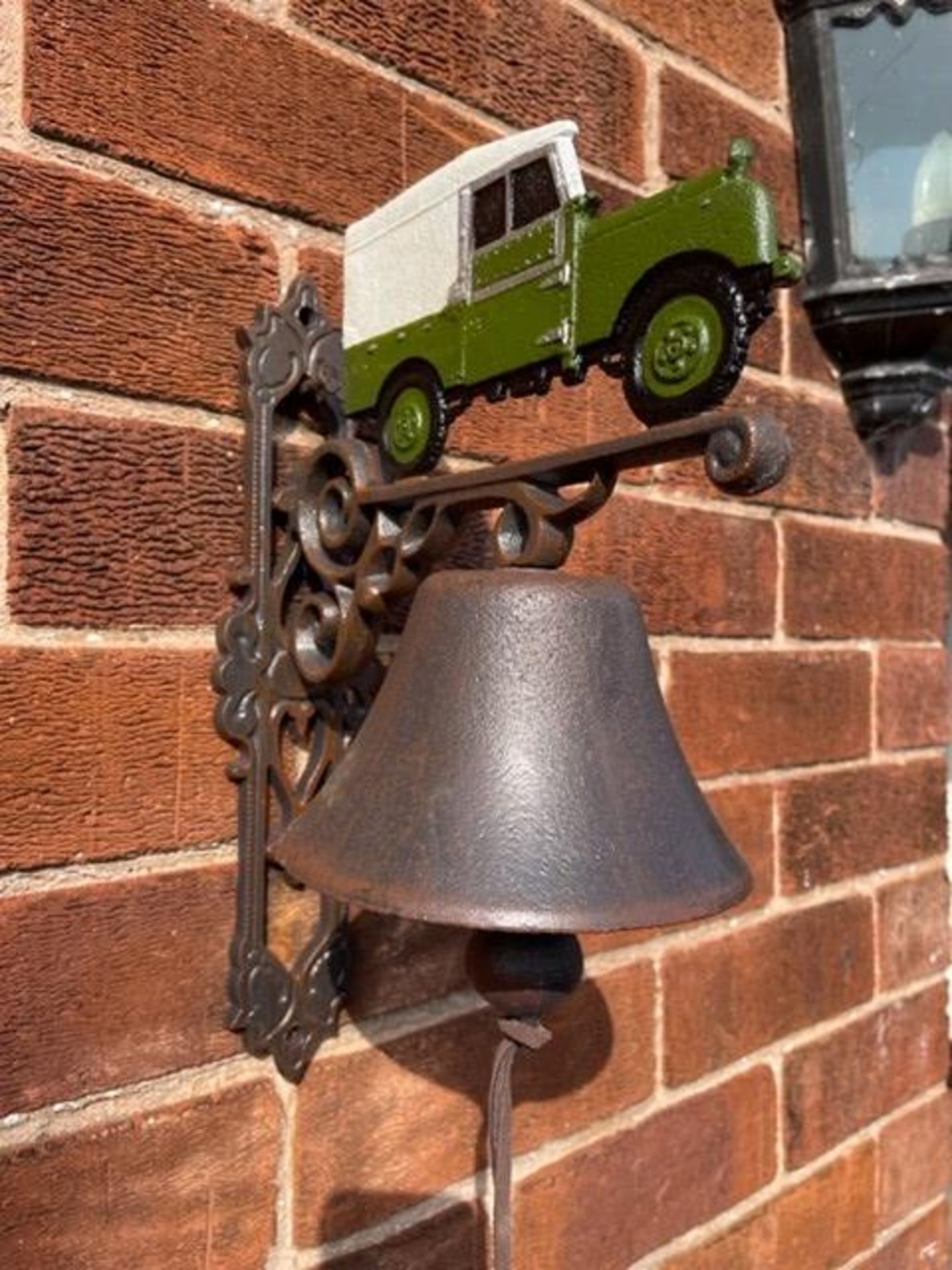 CAST IRON LANDROVER BELL - Image 2 of 2