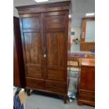 EARLY 19 CENTURY MAHOGANY WARDROBE