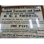 EARLY 19TH CENTURY SALE POSTER OF PANT