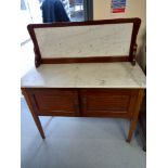 EDWARDIAN MAHOGANY WASH STAND