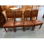 4 VICTORIAN DINING CHAIRS