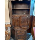 LARGE REPRODUCTION OAK VENEERED CUPBOARD