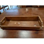 OAK 2 HANDLED TRAY 30 LENGTH "