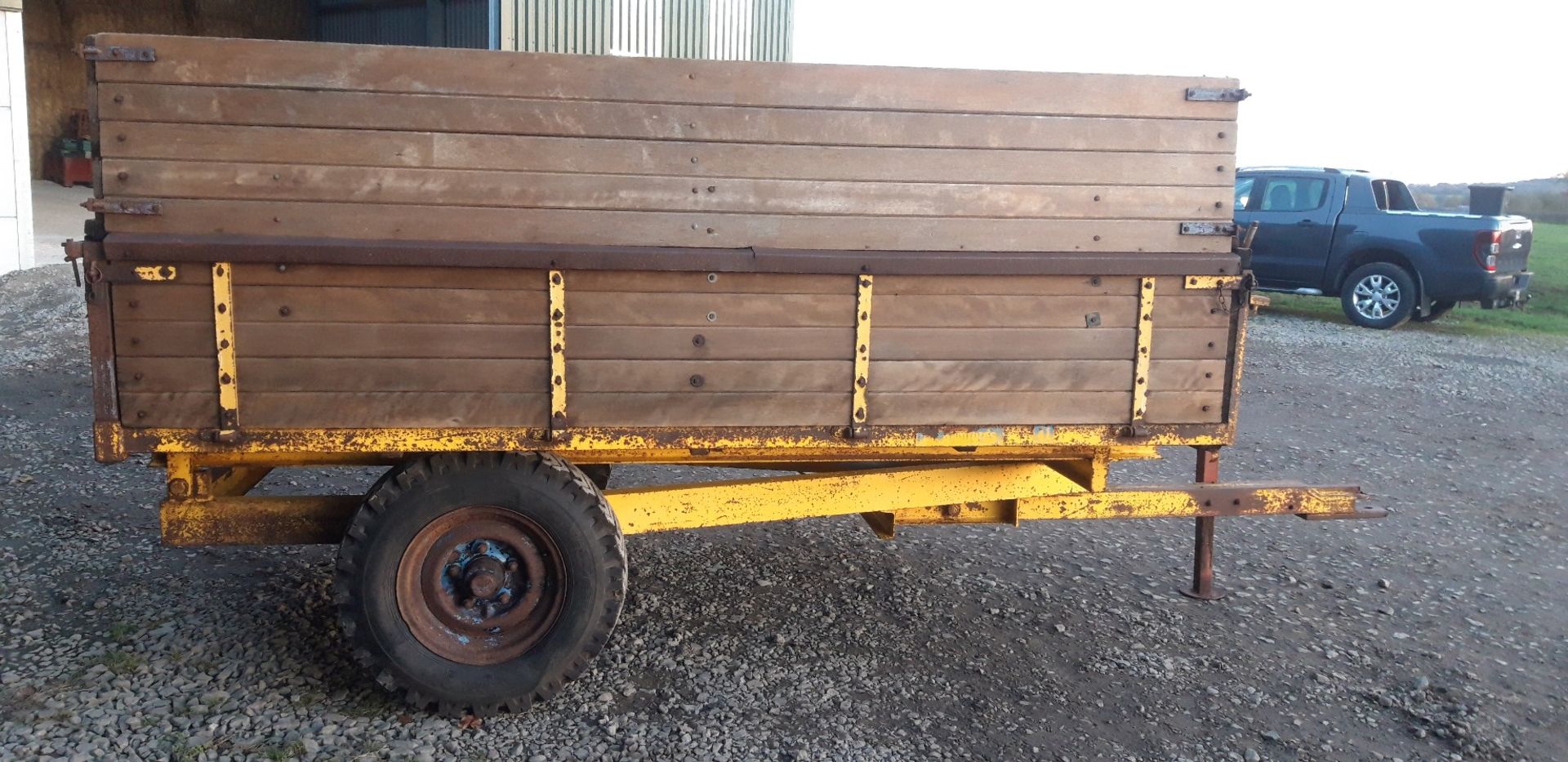 BAMFORD 4 TON WOODEN DROPSIDE TRAILER - Image 6 of 17