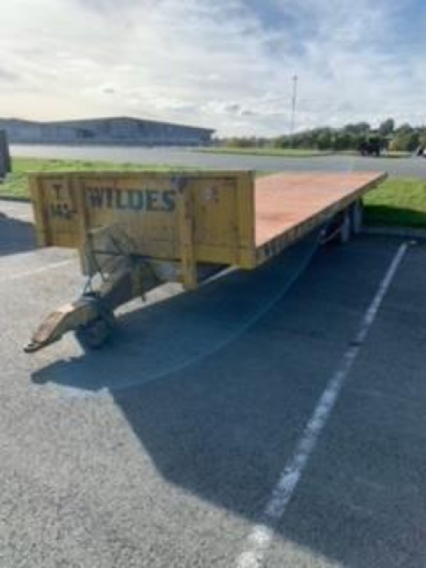 30FT FLAT BALE/PLANT TRAILER