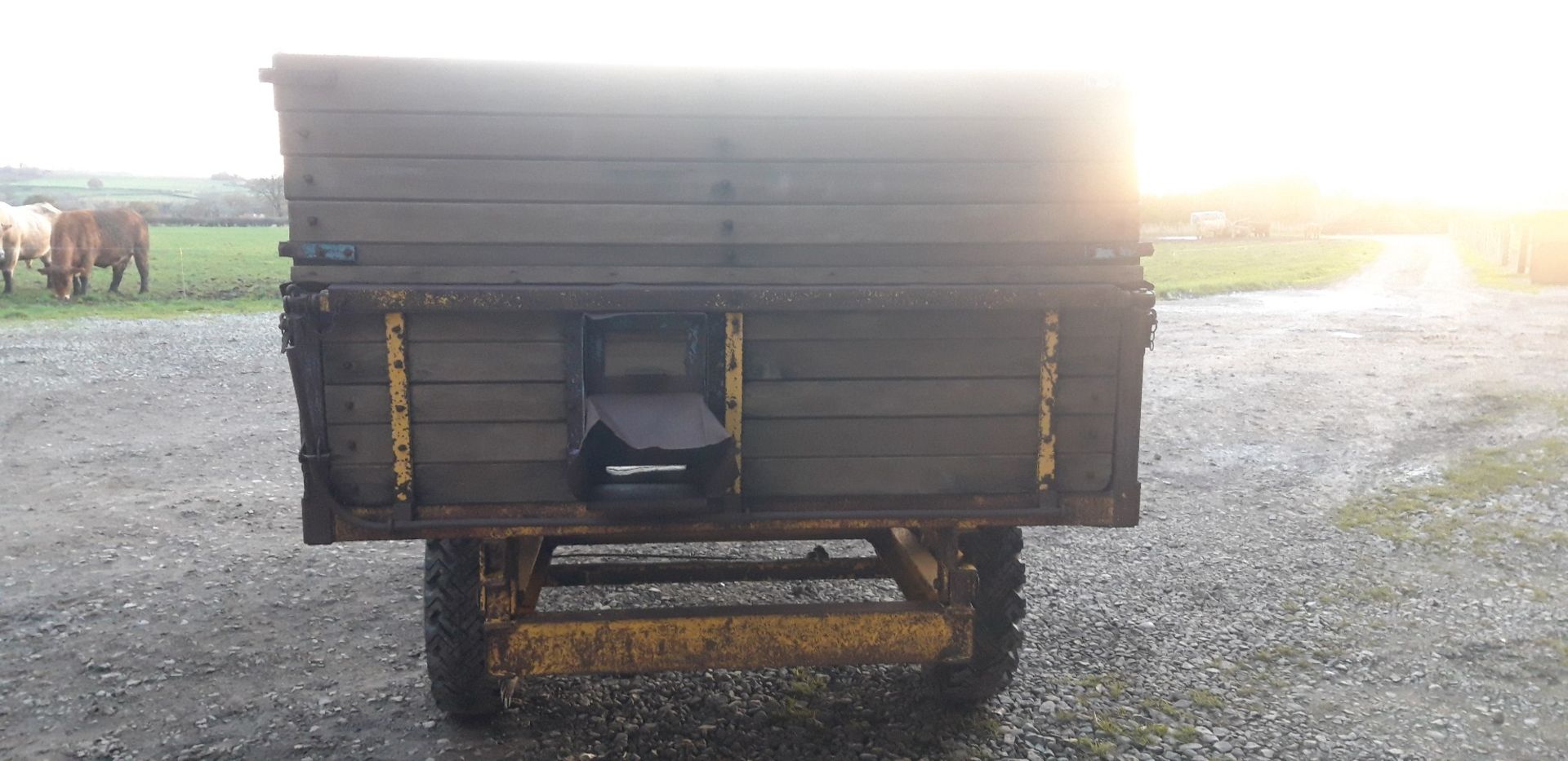 BAMFORD 4 TON WOODEN DROPSIDE TRAILER - Image 4 of 17