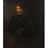 REMBRANDT - Kopie nach. Porträt des Nicolaas van Bruyningh.