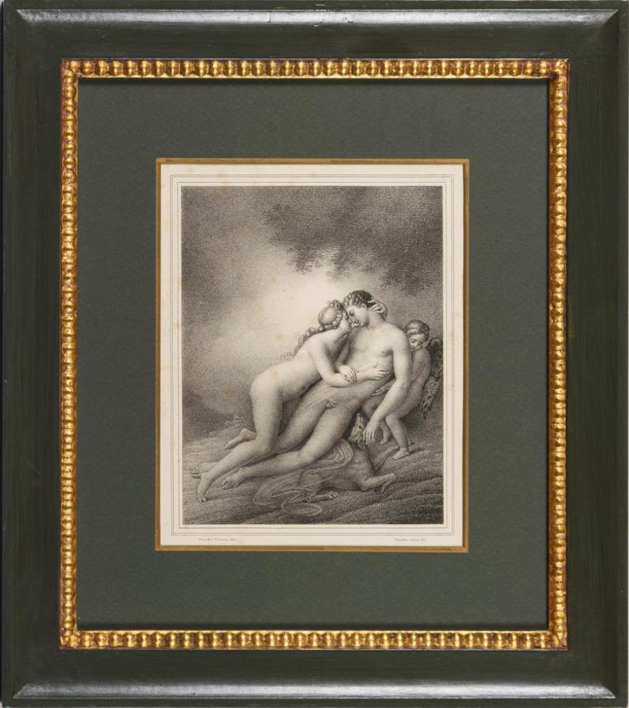 GIRODET-TRIOSON, Anne-Louis (1767 Montargis - 1824 Paris). 8 mythologische Werke. - Image 6 of 8