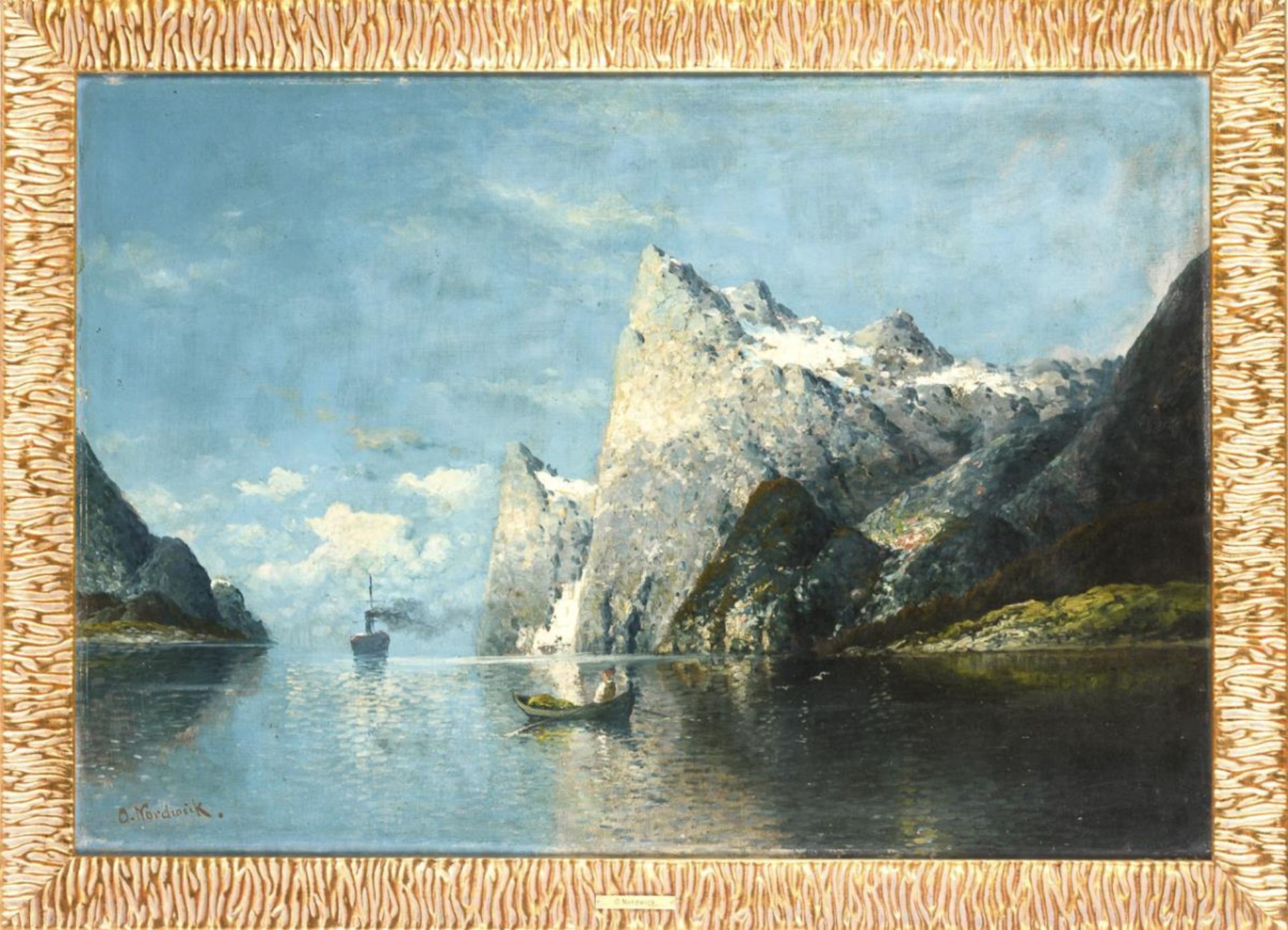 NORDWICK, O.. Fjordlandschaft. - Bild 3 aus 4