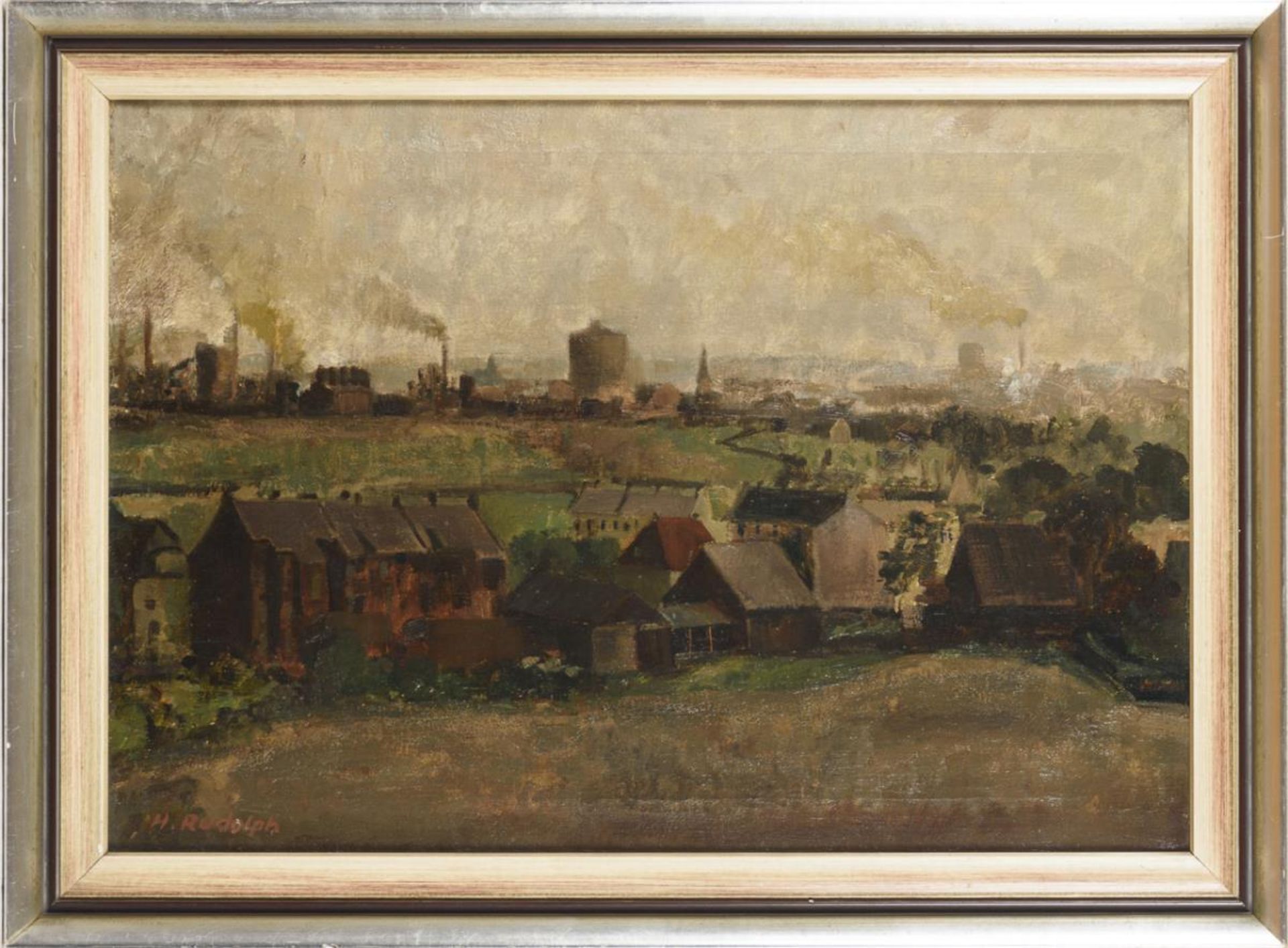 RUDOLPH, Hans (* 1905). Blick auf die Industrie von Wattenscheit. - Bild 2 aus 3