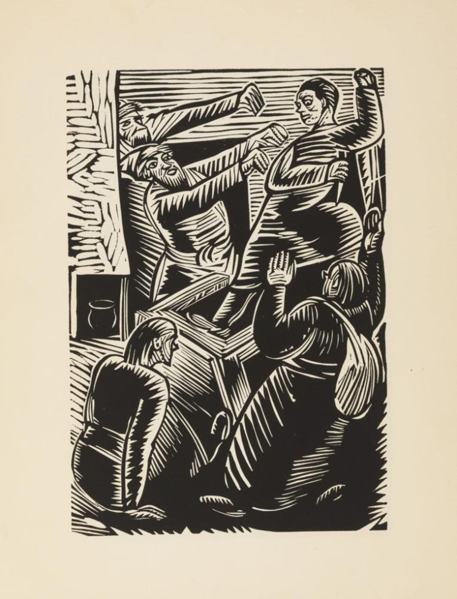 MASJUTIN, Wassili Nikolajewitsch (1884 Riga - 1955 Berlin). 14 expressionistische Werke. - Bild 12 aus 15