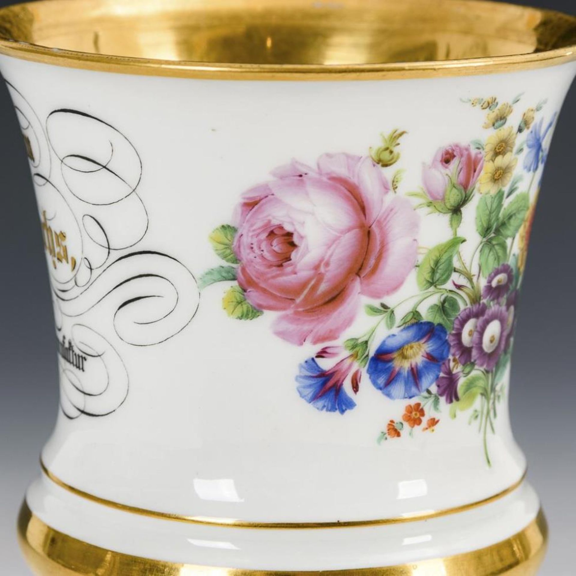 Pokal mit Widmung. Meissen. - Image 4 of 5