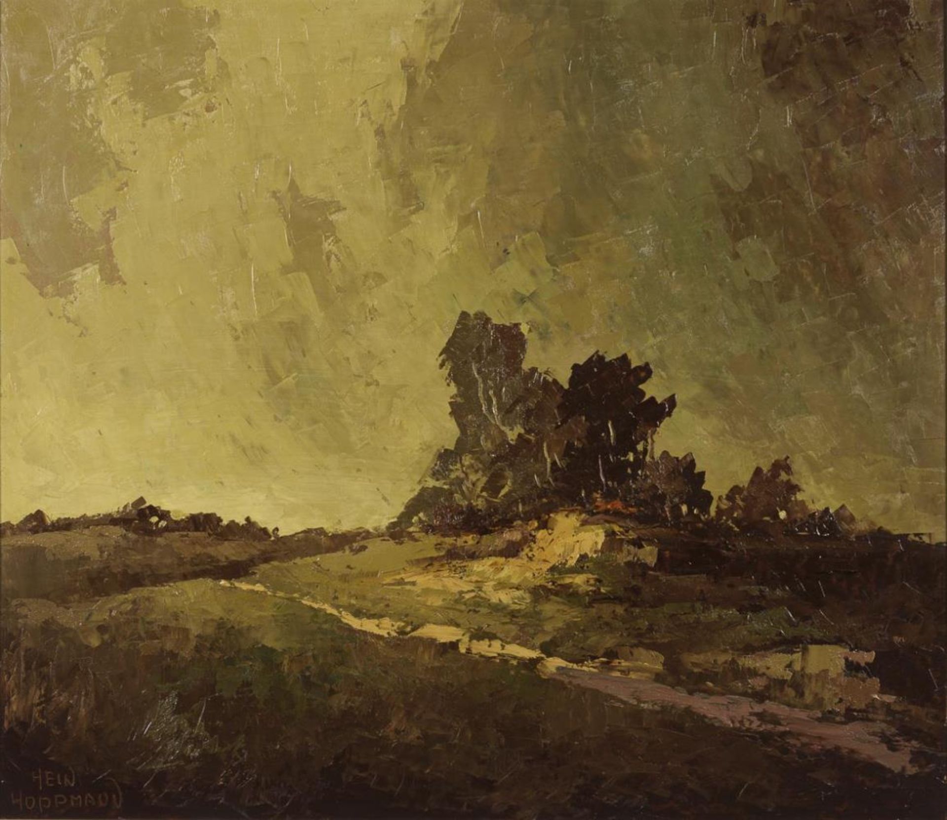 HOPPMANN, Hein (1901 Rheinberg - 1982). Weite Landschaft.