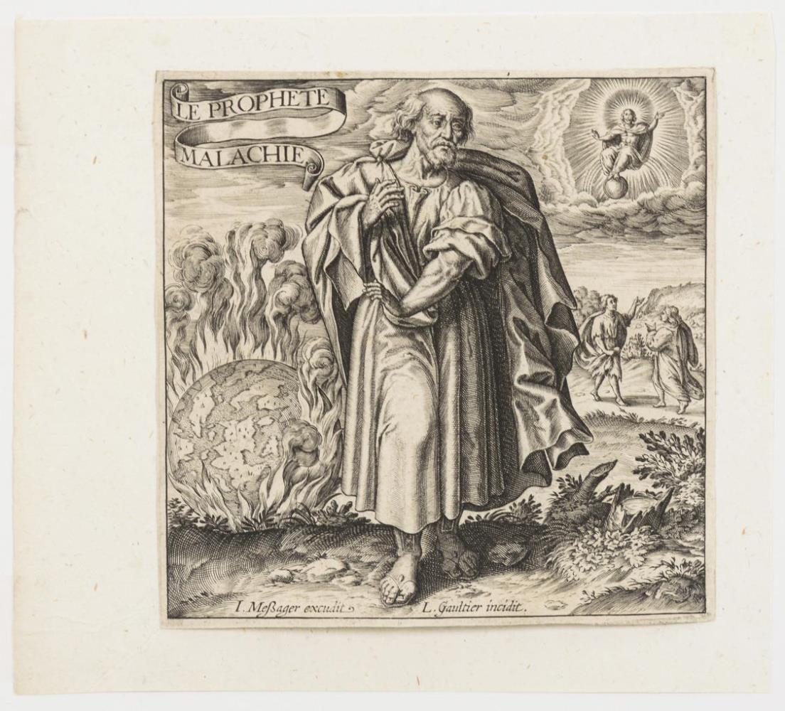 GAULTIER, Leonhard (1561Paris - 1635). "Le Prophete Malachie".