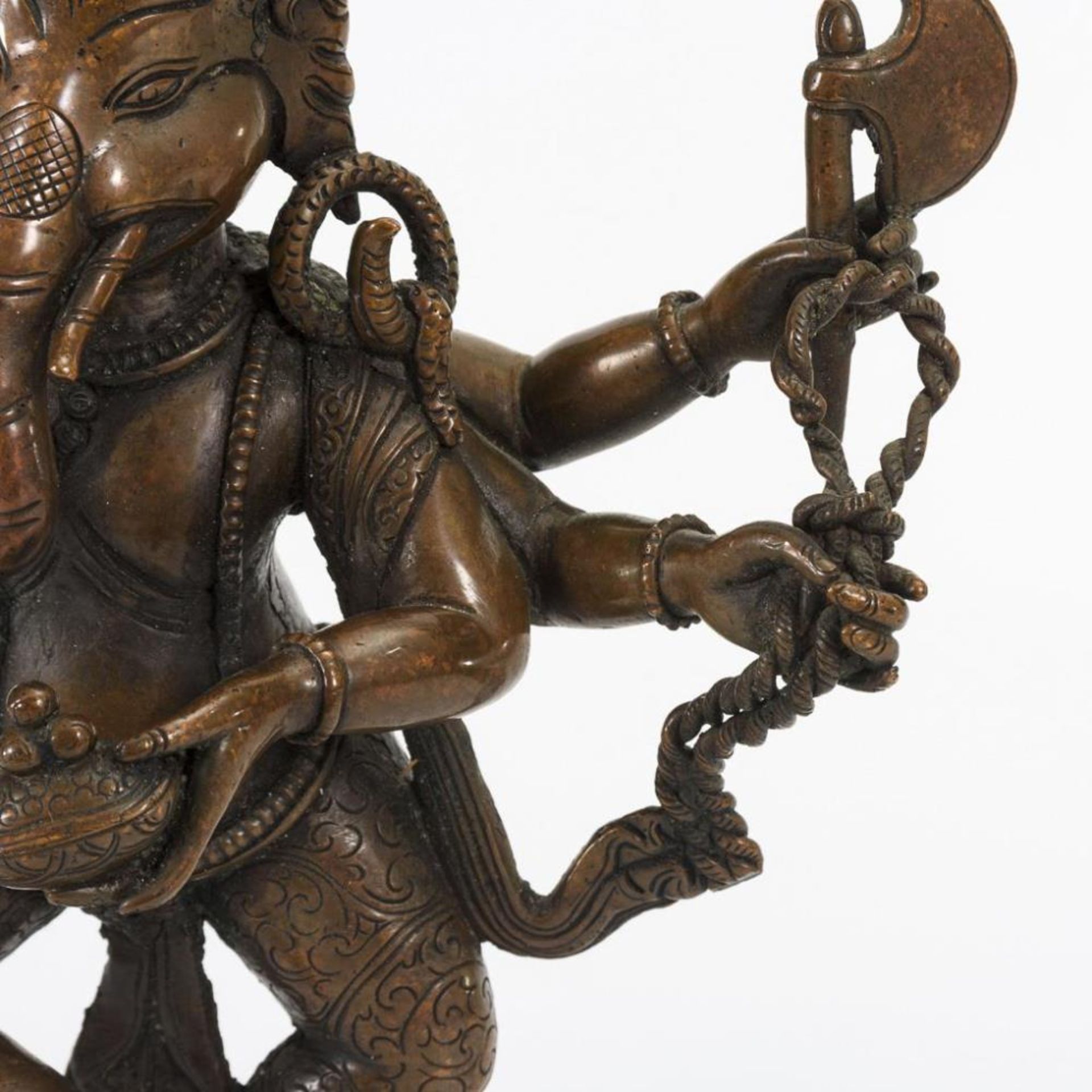 Ganesha auf der Ratte stehend - Bild 4 aus 7