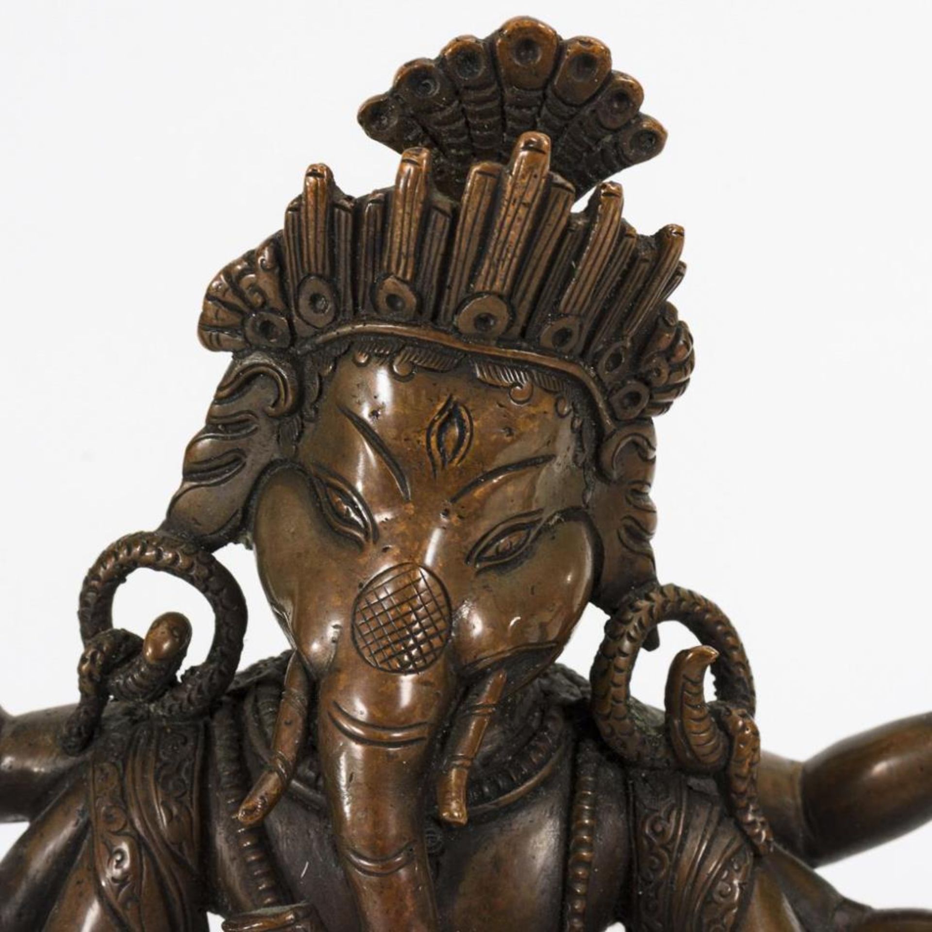 Ganesha auf der Ratte stehend - Bild 2 aus 7