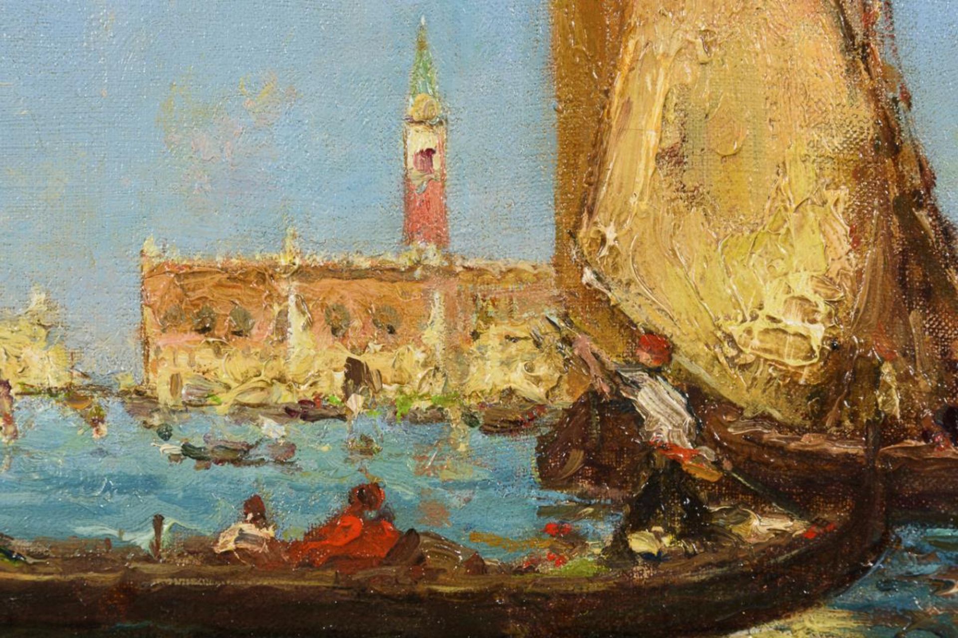 DUPRAT, Albert Ferdinand (1882 Venedig - 1974). Venedig Ansicht. - Bild 2 aus 5