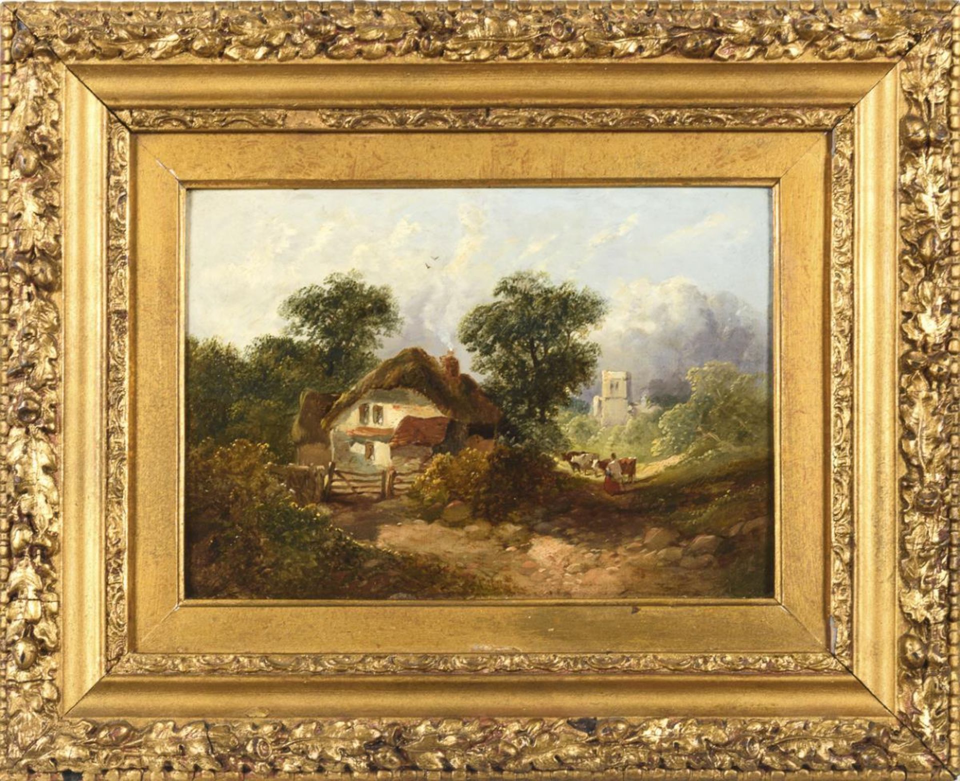 HORLOR, Joseph (1809 - 1887). Bauernhof. - Bild 2 aus 2