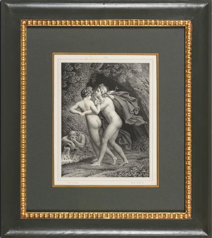 GIRODET-TRIOSON, Anne-Louis (1767 Montargis - 1824 Paris). 8 mythologische Werke. - Image 4 of 8