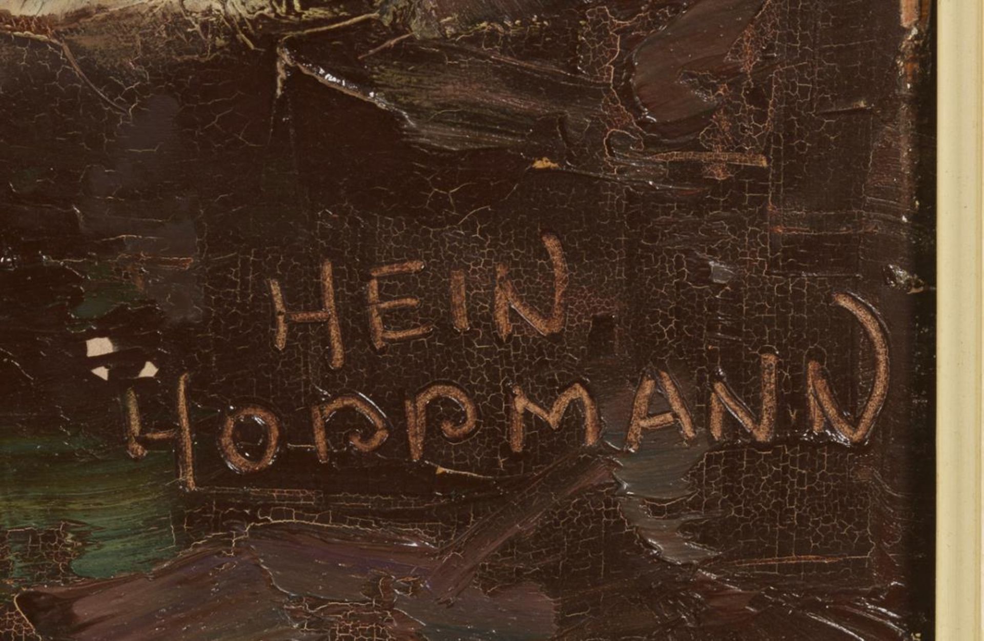 HOPPMANN, Hein (1901 Rheinberg - 1982). Küstenlandschaft. - Bild 3 aus 3