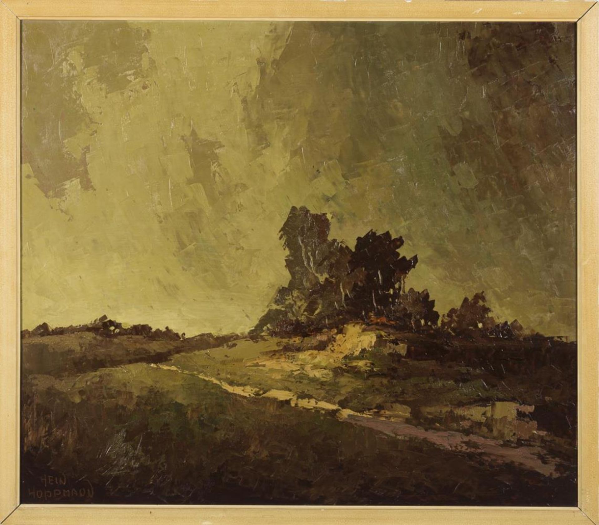 HOPPMANN, Hein (1901 Rheinberg - 1982). Weite Landschaft. - Bild 2 aus 3
