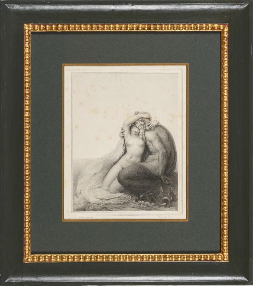 GIRODET-TRIOSON, Anne-Louis (1767 Montargis - 1824 Paris). 8 mythologische Werke. - Image 5 of 8