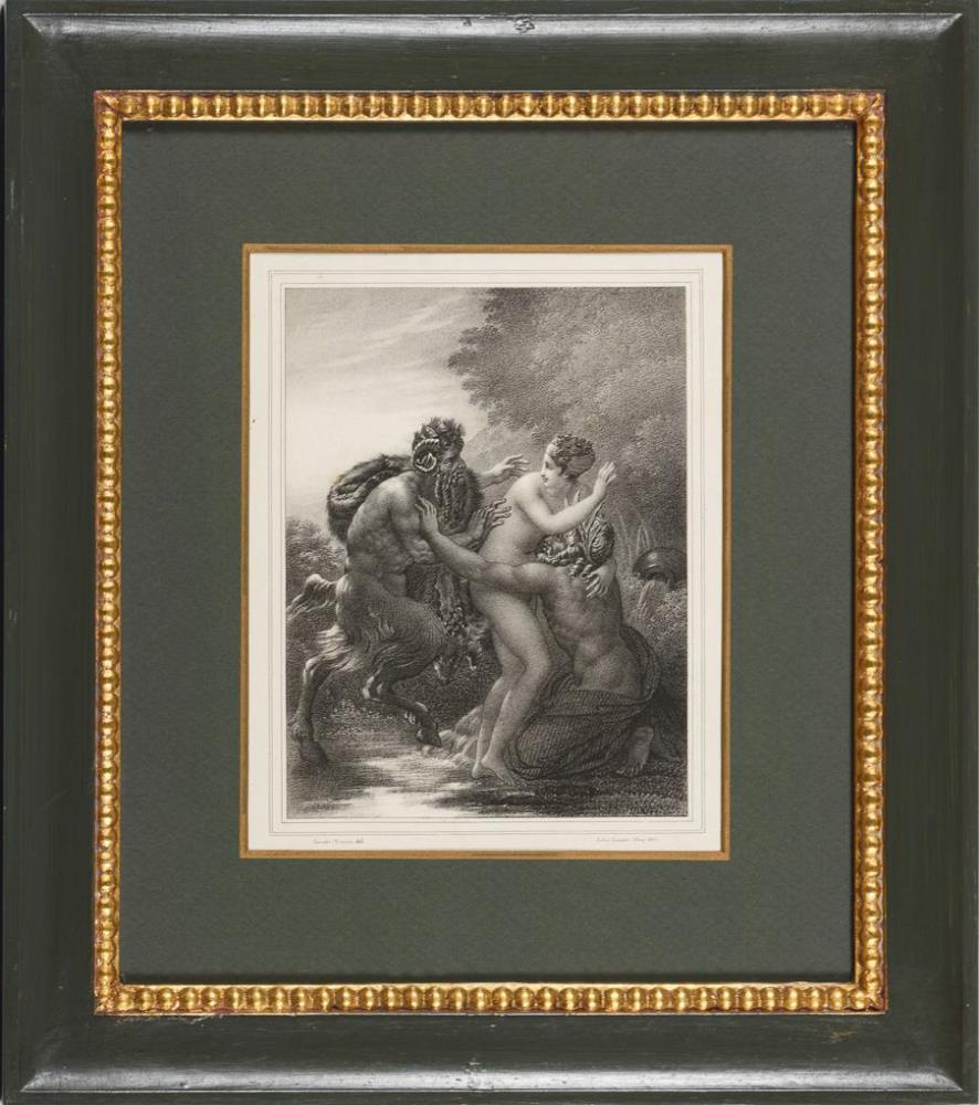 GIRODET-TRIOSON, Anne-Louis (1767 Montargis - 1824 Paris). 8 mythologische Werke. - Image 3 of 8