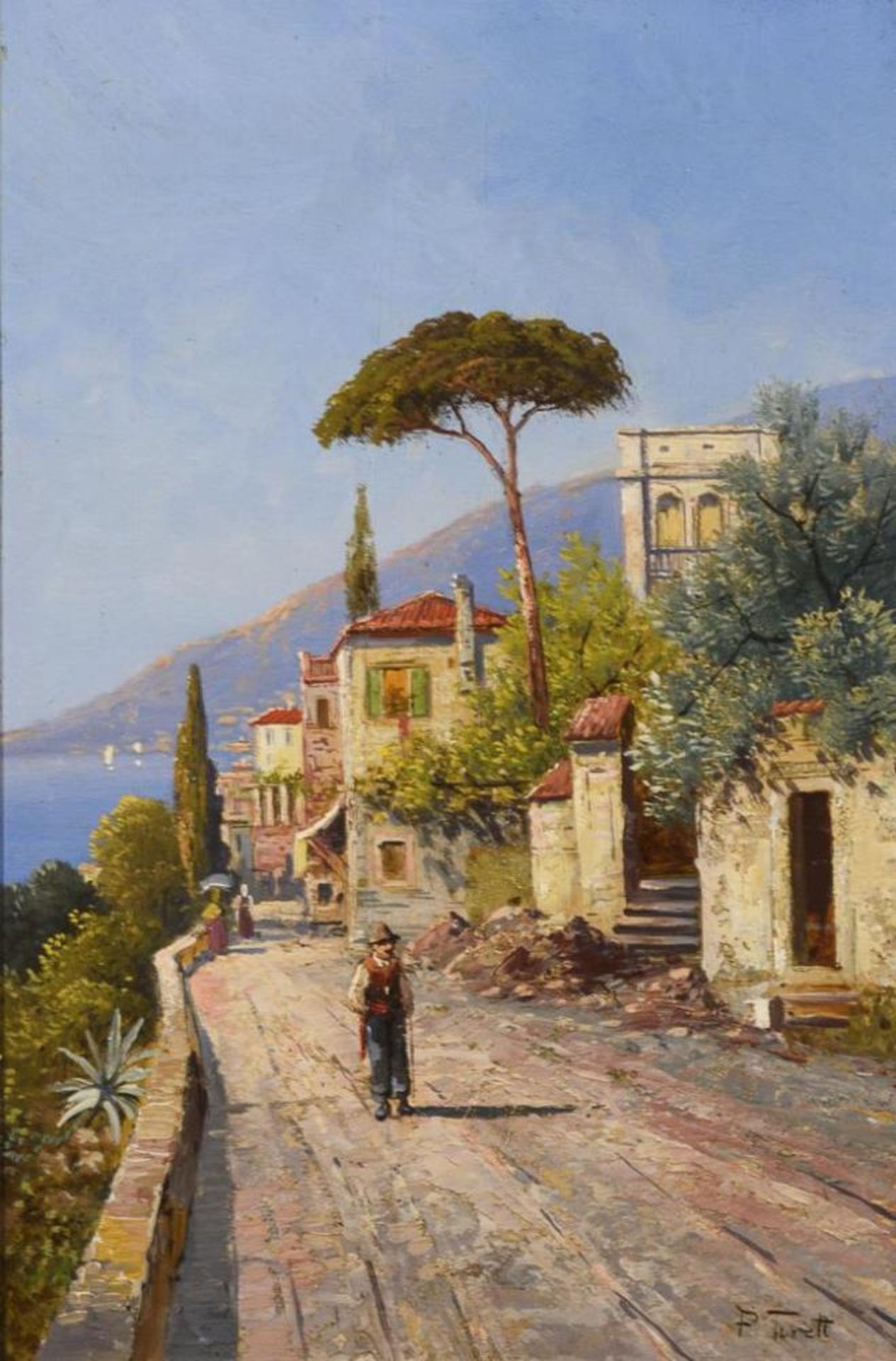 TORETTI, Pietro (1888 - 1927). Italienische Küste.