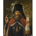 SIMAKOV, Sergey Borisovich (Симаков, Сергей Борисович) (* 1949 Moskau). "Porträt des Bischofs Agafan