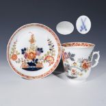 Barock-Tasse, Untertasse. Meissen.