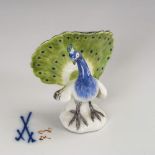 Miniaturtier: Pfau. Meissen.