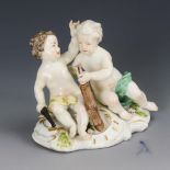 Amorettengruppe. Meissen.