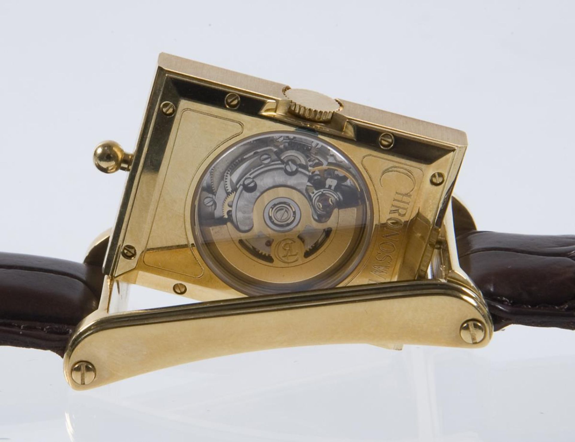 Armbanduhr: Modell Cabrio mit drehbarem Uhrgehäuse.. CHRONOSWISS.| siehe Nachtrag - Bild 11 aus 11