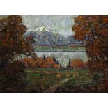 PRIEBE, Rudolf (1889 Schulakowo/Kiew - 1964 Hamburg). Herbst am Ammersee.