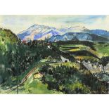 VON SZPINGER, Alexander (1889 Weimar - 1969 Weimar). "Vom Semmering auf Schneeberg".