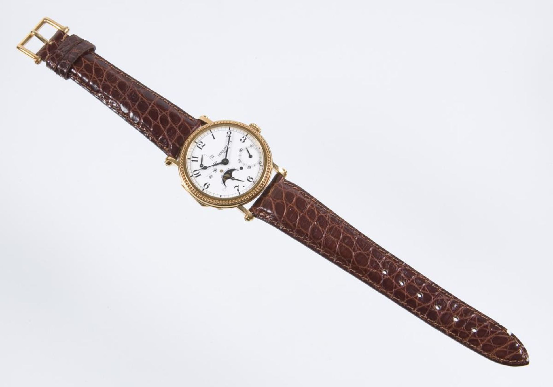 Armbanduhr: Montre à complication in Gold.. PATEK PHILIPPE.| siehe Nachtrag - Bild 3 aus 9