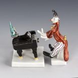 Pianist und Klavier. Meissen.