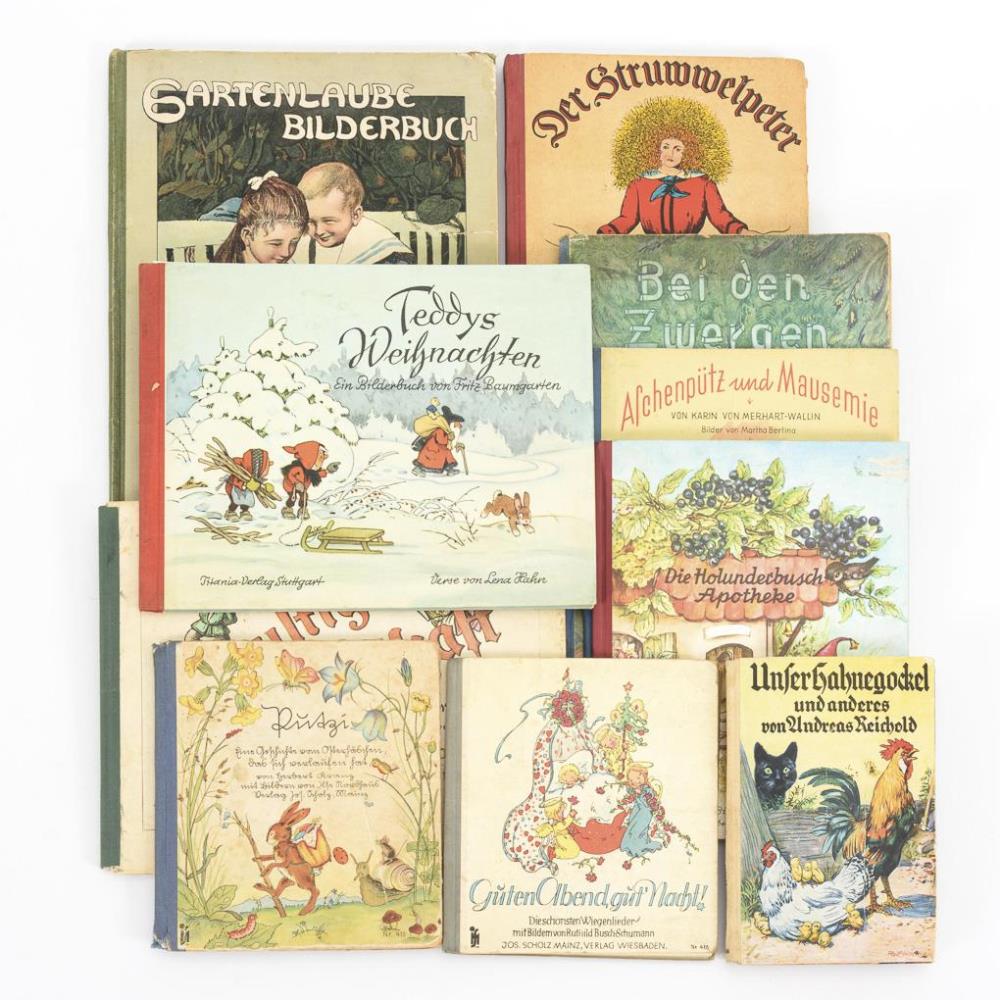 Konvolut 10 alte Kinderbücher